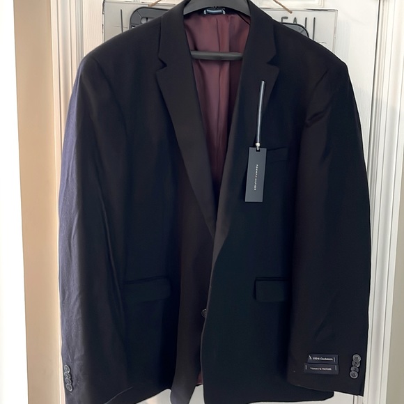 Tommy Hilfiger Navy Cashmere Sport Coat size 44 R NWT